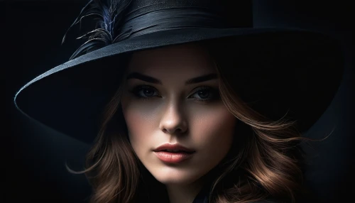 witch's hat icon,the hat of the woman,witch hat,the hat-female,black hat,woman's hat,witch's hat,fantasy portrait,bewitching,dark portrait,pointed hat,portrait background,victorian lady,girl wearing hat,witching,witch,gothic portrait,ravenclaw,bewitch,witches' hats,Conceptual Art,Daily,Daily 32