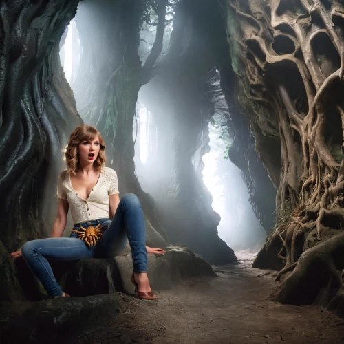 cave girl,cave woman,cavewoman,enchanted forest,elven forest,chipko,fairy forest,rivendell,labyrinth,pandorica,fangorn,shannara,fantasy picture,background ivy,lindsey stirling,cavern,cave tour,morgause,fairytale forest,spelunking