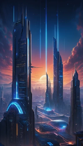 futuristic landscape,cybercity,coruscant,cityscape,metropolis,cyberport,cybertown,city skyline,cyberia,areopolis,skylstad,skyscrapers,futuristic,fantasy city,citadels,megalopolis,synth,coruscating,city panorama,skyterra,Illustration,Paper based,Paper Based 08