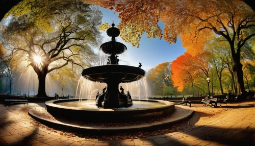 city fountain,autumn in the park,water fountain,fountain,autumn park,august fountain,central park,mozart fountain,maximilian fountain,fountain pond,fountains,lafountain,champ de mars,rittenhouse,old fountain,autumn background,fountain of friendship of peoples,fontaine,autumn scenery,fountain lawn,Illustration,Realistic Fantasy,Realistic Fantasy 40