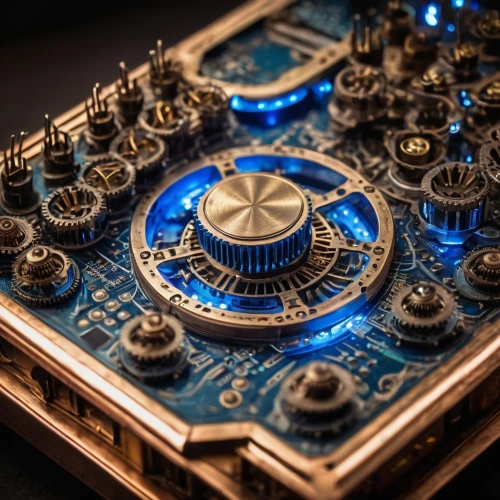 oscillator,buchla,preamplifier,circuit board,radionics,arduino,tremolo,centronics,transistors,oscillators,modulator,microelectromechanical,infrasonic,circuitry,mtrcl,thermionic,multimode,rectifier,potentiometer,capacitor,Illustration,Realistic Fantasy,Realistic Fantasy 13