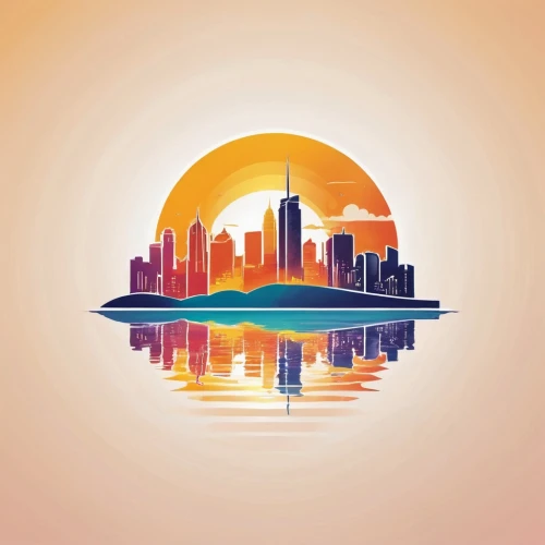 city skyline,background vector,vector illustration,vector graphic,cyberjaya,tianjin,colorful city,kaohsiung city,vector art,sunburst background,mississauga,chongqing,vector design,cityscape,san diego skyline,gradient effect,kaohsiung,doha,vector image,qingdao,Unique,Design,Logo Design