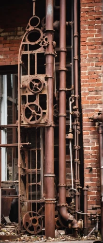 brewery boiler,precipitator,furnaces,abandoned factory,old factory,iron construction,boiler,industrial ruin,antique construction,furnace,factory chimney,old factory building,industrial,industrial plant,rusting,rusted,industrial tubes,pipes,pipe work,metal rust,Conceptual Art,Graffiti Art,Graffiti Art 03