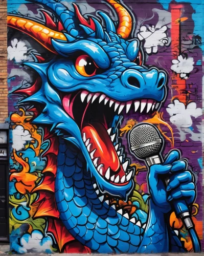 roa,painted dragon,graffiti art,kaiju,welin,alebrije,dragon,dragonja,maguana,dragon fire,kaijuka,fire breathing dragon,dragon of earth,artabazus,drakon,zilla,gigan,kozik,dragon design,baragon,Conceptual Art,Graffiti Art,Graffiti Art 07