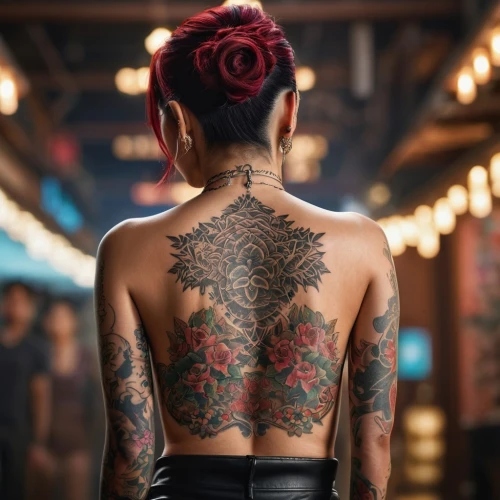 tattoo girl,tattooed,with tattoo,tattoo expo,tattooist,tattoos,tatoos,tats,tatu,bani,tatau,tatts,tattooists,tattoed,lotus tattoo,tatuus,ribs back,khru,yakuza,tatman,Photography,General,Commercial