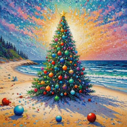 christmas on beach,knitted christmas background,christmas landscape,christmas snowy background,watercolor christmas background,christmasbackground,the christmas tree,christmas wallpaper,christmas trees,christmas scene,santa claus at beach,christmas island,seasonal tree,christmas background,christmas tree,christmas motif,decorate christmas tree,christmas balls background,tannenbaum,painted tree,Conceptual Art,Daily,Daily 31