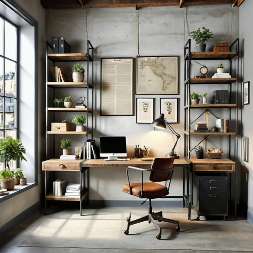 modern office,working space,creative office,office desk,workspaces,writing desk,shelving,danish furniture,bureaux,steelcase,thonet,offices,workstations,bureau,scandinavian style,wooden desk,furnished office,desk,office chair,search interior solutions,Photography,General,Realistic
