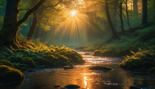 germany forest,fairytale forest,rays of the sun,sunrays,god rays,light rays,sun rays,fairy forest,nature wallpaper,golden light,sunbeams,holy forest,beam of light,forest of dreams,goldenlight,first light,sun reflection,morning light,forest landscape,glow of light,Photography,General,Fantasy