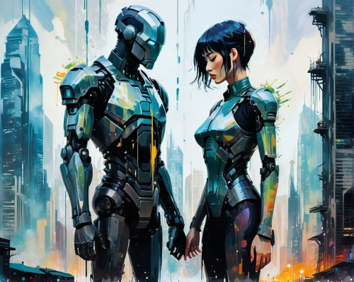 androids,cyborgs,automatons,cybernetic,biotic,sentinels,armors,cyberpunks,cybernetically,cortana,futurians,robotic,robots,cyberpunk,transhuman,robotlike,mechs,scifi,cybernetics,temporals,Conceptual Art,Oil color,Oil Color 08