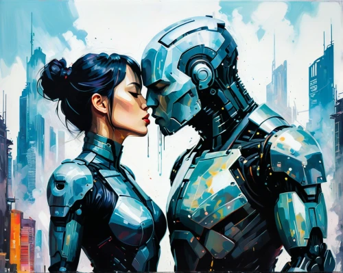 automatons,cyborgs,androids,robots,cybernetic,robotic,cyberpunks,biotic,cybernetically,robotlike,robotics,robotham,cybernetics,roboto,cybermen,robocon,roboticists,positronic,robos,cyberangels,Conceptual Art,Oil color,Oil Color 08