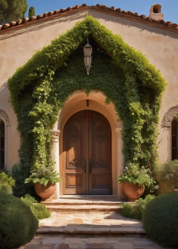 garden door,provencal,provencal life,house entrance,garden elevation,tuscan,entryway,exterior decoration,the threshold of the house,private house,front door,casabella,boxwood,beautiful home,entranceway,entryways,masseria,archways,doorways,pergola,Art,Artistic Painting,Artistic Painting 24