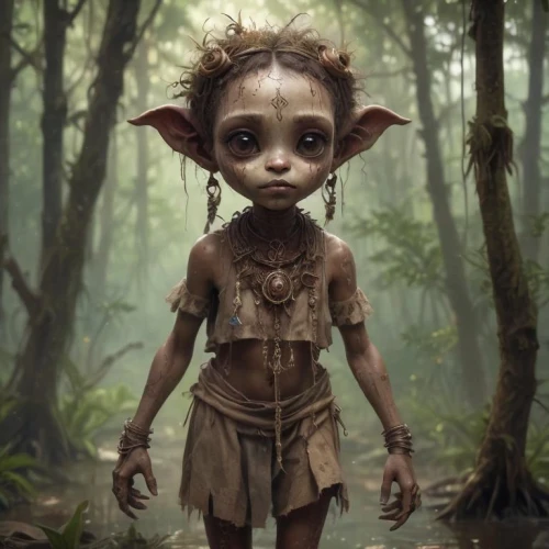 pygmy,gekas,fae,halfling,faun,royo,faery,pygmies,goblin,little girl fairy,gollum,faerie,bjd,satyr,duende,wood elf,evil fairy,tumnus,korowai,savickas