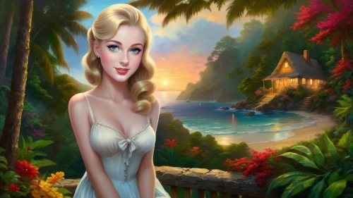 background ivy,tinkerbell,mermaid background,disneyfied,elsa,disney character,jasmine,fairy tale character,landscape background,fantasy picture,cartoon video game background,janna,disney rose,thumbelina,the blonde in the river,princess anna,disneytoon,summer background,world digital painting,portrait background