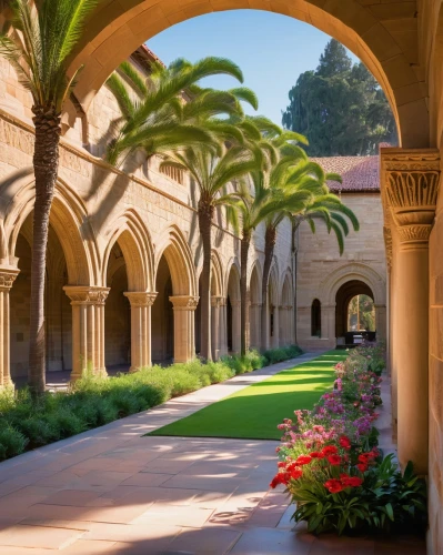 stanford university,stanford,caltech,cloisters,cloistered,cloister,usc,peristyle,quadrangle,archways,ucla,bovard,washu,westmont,breezeway,courtyards,sdsu,uclaf,dorne,arcaded,Art,Artistic Painting,Artistic Painting 51