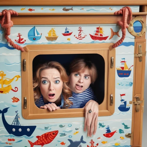 nautical children,children's playhouse,puppet theatre,lurianic,seafaring,gondry,playhouses,frugi,toddlerhood,fremantlemedia,shipmasters,lifeboats,child's frame,seasickness,boatpeople,stowaways,children's room,balamory,boatbuilders,steerage,Illustration,Realistic Fantasy,Realistic Fantasy 19