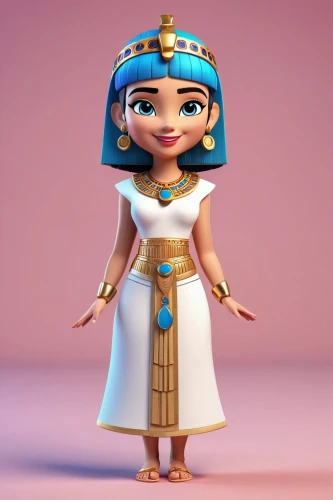 ancient egyptian girl,cleopatra,hatshepsut,neferhotep,nefertari,asherah,nefertiti,hathor,neith,zarahemla,merneptah,amarna,wadjet,lumidee,hurrian,pharaon,achaemenid,ancient egyptian,amun,aladha,Unique,3D,3D Character