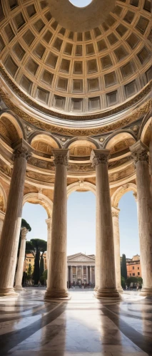 peristyle,pantheon,zappeion,bramante,glyptothek,temple of diana,doric columns,bernini's colonnade,neoclassicism,palladian,colonnaded,archly,neoclassical,colonnade,rotunda,eternal city,colonnades,thomas jefferson memorial,stoa,janiculum,Art,Artistic Painting,Artistic Painting 24