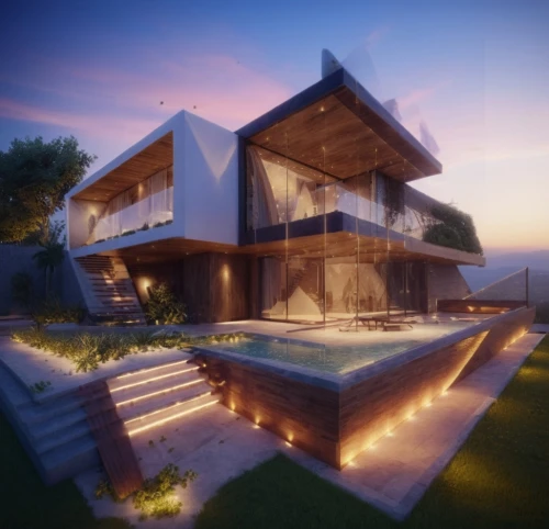 modern house,render,dunes house,3d rendering,cubic house,renders,cube house,modern architecture,3d render,holiday villa,3d rendered,uluwatu,house by the water,house in the mountains,beautiful home,cube stilt houses,prefab,contemporary,wooden house,luxury home,Photography,General,Commercial