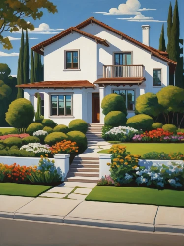 houses clipart,home landscape,suburban,suburbia,sunnyvale,house painting,suburbanized,landscaped,landscaper,landscapist,landscaping,bungalow,tarzana,bungalows,cupertino,altadena,landscapers,suburu,zillow,suburbs,Art,Artistic Painting,Artistic Painting 05