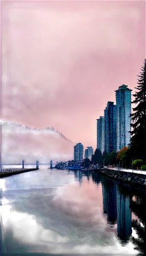 false creek,vancouver,burnaby,kitsilano,vancity,coquitlam,city scape,metrotown,lake shore,waterscape,waterfronts,world digital painting,fraser river,seawall,yaletown,river landscape,bellevue,cityscapes,foggy landscape,landscape background,Art,Artistic Painting,Artistic Painting 30