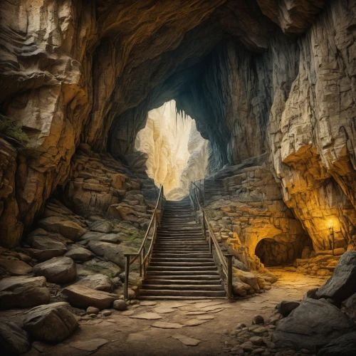 grotte,the limestone cave entrance,caves,caverns,cave,cavern,cueva,cave tour,cavernous,undermountain,stone stairway,grotta,cave church,al siq canyon,spelunking,escalera,algar,descent,stairway,sea caves,Photography,General,Fantasy