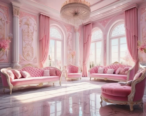 ornate room,beauty room,opulently,great room,opulent,opulence,bridal suite,dreamhouse,the little girl's room,poshest,interior design,breakfast room,sitting room,rococo,victorian room,interior decoration,pink chair,luxurious,luxury,lachapelle,Illustration,Realistic Fantasy,Realistic Fantasy 39