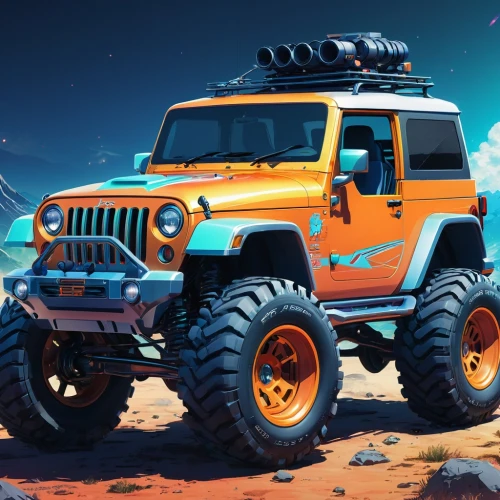 jeep rubicon,jeep,jeep gladiator rubicon,wrangler,yellow jeep,jeeps,wranglings,scrambler,off-road vehicle,off-road car,off-road vehicles,garrison,moon rover,off-road outlaw,off road vehicle,willys jeep,defender,overland,yj,willys jeep mb,Illustration,Japanese style,Japanese Style 03