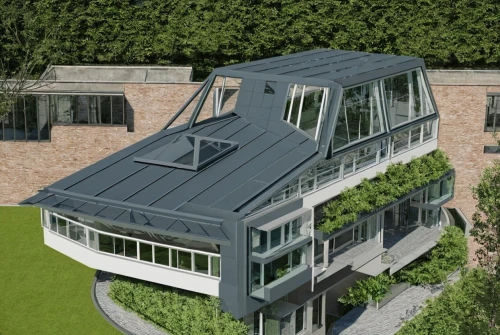 modern house,folding roof,inverted cottage,two story house,residential house,mid century house,sketchup,large home,spacehab,cubic house,garden elevation,grass roof,modern architecture,electrohome,greenhouse cover,dunes house,solar cell base,glickenhaus,sky apartment,house shape,Photography,Fashion Photography,Fashion Photography 07
