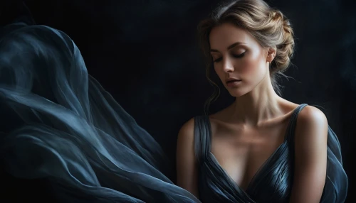 margaery,nightdress,digital painting,isoline,girl in a long dress,world digital painting,mystical portrait of a girl,oil painting,margairaz,photo painting,oil painting on canvas,sigyn,art painting,blue painting,chiffons,fairest,clavicles,overpainting,maurier,art deco woman,Conceptual Art,Daily,Daily 32