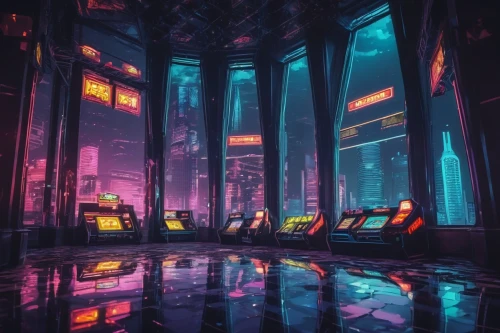 futuristic landscape,ufo interior,spaceship interior,spaces,pillars,futuristic,sanctum,cyberpunk,neon drinks,neon tea,scifi,lair,bladerunner,synth,cyberscene,neon ghosts,cyberworld,neon cocktails,futuristic art museum,abstract retro,Unique,Pixel,Pixel 04