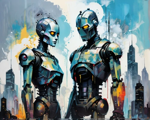 automatons,cybermen,cyborgs,androids,futurians,cybernetic,cylons,sentinels,robots,neuromancer,robotlike,robotic,cyberpunks,cybernetically,roboto,futurists,robotham,cyberman,cybernetics,humanoids,Conceptual Art,Oil color,Oil Color 08