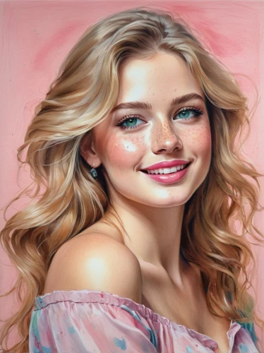 oil painting,photo painting,oil painting on canvas,girl portrait,art painting,portrait background,young woman,donsky,delaurentis,photorealist,seyfried,romantic portrait,lopilato,young girl,airbrush,blonde woman,world digital painting,portrait of a girl,a girl's smile,fanning,Illustration,Paper based,Paper Based 11