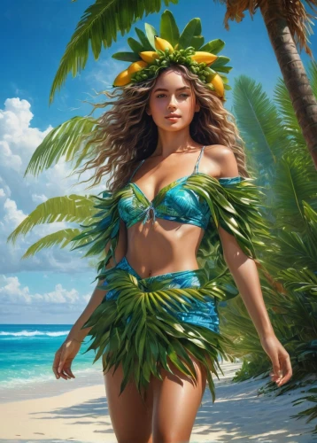 hula,polynesian girl,moana,luau,wahine,polynesian,tahitian,hawaiiana,aloha,kaahumanu,polynesians,hawai,hawaiiensis,hawaiian,tahiti,blue hawaii,hawaiki,polynesia,raiatea,tropico,Conceptual Art,Fantasy,Fantasy 12