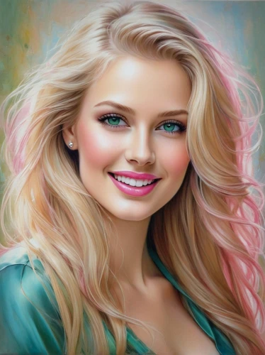 photo painting,ginta,lopilato,blonde woman,art painting,world digital painting,portrait background,airbrush,oil painting,romantic portrait,oil painting on canvas,donsky,airbrushing,girl portrait,young woman,colour pencils,beautiful young woman,connie stevens - female,airbrushed,a girl's smile,Conceptual Art,Daily,Daily 32