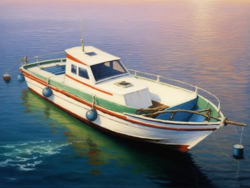 fishing boat,fishing vessel,water boat,coastal motor ship,boat landscape,boat on sea,boat,seagoing vessel,fishing cutter,beneteau,taxi boat,mailboat,tour boat,mooring dolphin,workboat,passenger ferry,trawler,two-handled sauceboat,flatboat,wooden boat,Conceptual Art,Fantasy,Fantasy 04