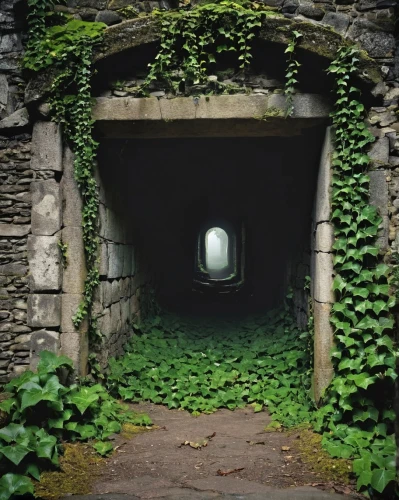 creepy doorway,tunnel,tunnel of plants,wall tunnel,aaaa,fairy door,portal,plant tunnel,passageway,the threshold of the house,portals,cellar,doorways,doorway,tunnels,the door,odditorium,stone gate,subterranean,hollow way,Conceptual Art,Daily,Daily 06