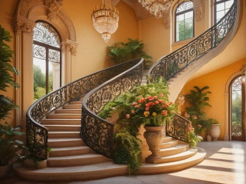 staircase,outside staircase,winding staircase,balcony,staircases,conservatory,circular staircase,balustrade,balcony garden,cochere,stairway,escaleras,stairs,paris balcony,stairwell,balusters,stairways,stone stairs,entryway,balustrades,Art,Artistic Painting,Artistic Painting 40
