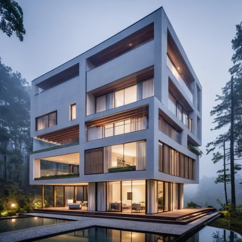 modern architecture,cubic house,modern house,cube house,forest house,fresnaye,dunes house,frame house,cantilevered,residential house,contemporary,lohaus,architektur,luxury property,timber house,house in the forest,residential,glass facade,eisenman,cantilevers,Photography,General,Realistic