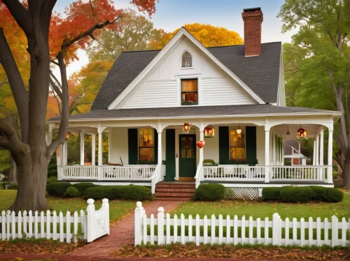 white picket fence,old colonial house,victorian house,country cottage,country house,old victorian,appomattox court house,doll's house,houses clipart,meetinghouses,lincoln's cottage,new england style house,miniature house,doll house,front porch,parsonage,victorian,clapboards,house insurance,traditional house,Illustration,American Style,American Style 12