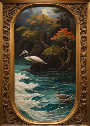 wyland,sea landscape,boat landscape,frederic church,coastal landscape,dolphins in water,orcas,duncanson,birds of the sea,dubbeldam,landscape with sea,oceanic dolphins,underwater landscape,seascape,tretchikoff,rousseau,hunting scene,orca,dolphin coast,canoes,Art,Classical Oil Painting,Classical Oil Painting 29