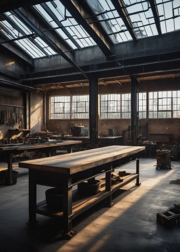 empty factory,abandoned factory,manufactory,warehouse,lumberyard,workbenches,packinghouse,usine,cooperage,industrielle,loft,warehouses,glassmakers,factory hall,manufactories,poolroom,fabrik,industrielles,brickworks,industrial hall,Art,Classical Oil Painting,Classical Oil Painting 37
