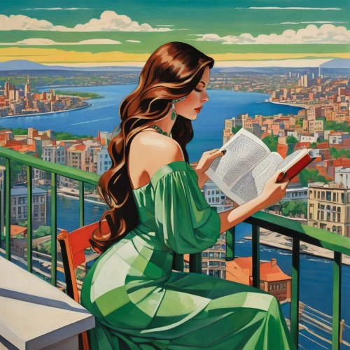 vettriano,hildebrandt,evanovich,the girl studies press,feitelson,girl studying,new york harbor,tulane,women's novels,zamyatin,coffee and books,bibliophile,jasinski,ueberroth,woman drinking coffee,libri,welliver,follieri,lectura,girl at the computer,Art,Artistic Painting,Artistic Painting 44