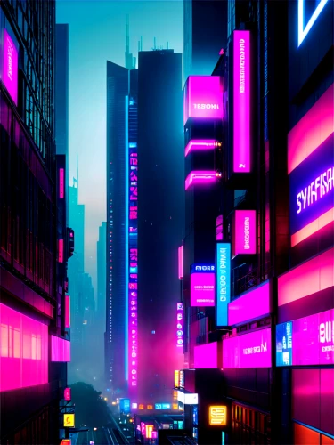 cybercity,shinjuku,colorful city,cityscape,tokyo city,cyberscene,neon arrows,synthetic,cybertown,metropolis,synth,cyberpunk,cyberworld,cityzen,tokyo,city blocks,neons,urban,microdistrict,city corner,Conceptual Art,Sci-Fi,Sci-Fi 26