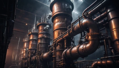 pipes,precipitator,industrial tubes,heavy water factory,precipitators,industrial plant,pipework,chemical plant,industrielles,combined heat and power plant,refiners,industrie,industrial landscape,refinery,industrial,furnaces,refineries,oil refinery,pressure pipes,industry,Conceptual Art,Sci-Fi,Sci-Fi 30