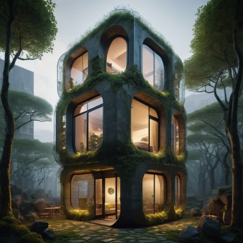cubic house,cube house,house in the forest,forest house,tree house,cube stilt houses,treehouses,frame house,tree house hotel,treehouse,electrohome,inverted cottage,biospheres,dreamhouse,ecotopia,apartment house,modern house,crooked house,habitational,greenhouse,Photography,General,Fantasy