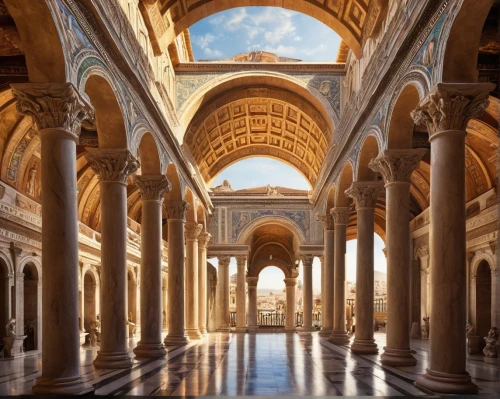 umayyad palace,umayyad,certosa di pavia,marble palace,mezquita,jeronimos,certosa,arcaded,archly,celsus library,borromini,colonnades,louvre,cloister,the hassan ii mosque,noto,musei vaticani,cloisters,theed,bramante,Conceptual Art,Fantasy,Fantasy 27