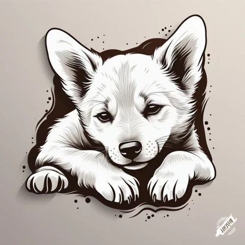 dog illustration,atka,pembroke welsh corgi,dog line art,dog drawing,inu,welsh corgi pembroke,the pembroke welsh corgi,welsh corgi,shiba inu,shiba,jindo,shibu,shibergan,welsh cardigan corgi,huskie,white fox,telegram icon,ein,kishu,Unique,Design,Logo Design