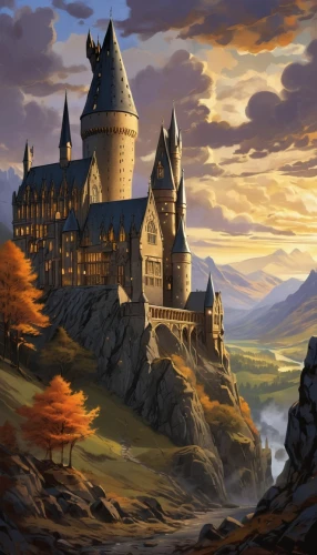 hogwarts,diagon,fantasy picture,fantasy landscape,fairy tale castle,wizarding,castle of the corvin,knight's castle,castlelike,triwizard,lockhart,simione,mugglenet,riftwar,castle,fairytale castle,gondolin,summit castle,castletroy,castledawson,Illustration,Abstract Fantasy,Abstract Fantasy 23