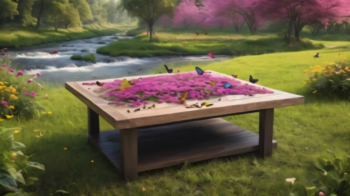 flower painting,springtime background,spring background,garden bench,landscape background,flower background,wooden bench,nature background,flower water,japanese floral background,splendor of flowers,wishing well,flower cart,photo painting,world digital painting,background view nature,meadow landscape,spring nature,watercolor background,nature wallpaper,Photography,General,Natural