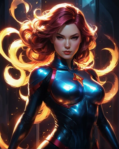 madelyne,flamebird,firestar,black widow,fiery,starfire,captain marvel,scarlet witch,fire background,firestorm,blackfire,siryn,lina,chandra,phoenix,romanoff,fireheart,fire siren,ignited,uniphoenix,Conceptual Art,Fantasy,Fantasy 03